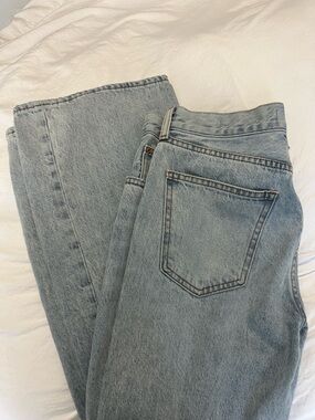 Denim Forum Light Blue Wide Leg Farrah Jeans